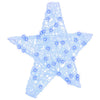 Vidaxl 3d ster met 50 led blauw 55 x 53,5 x 10 cm acryl