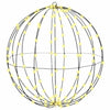 Vidaxl bal met 192 led warmwit 59,5 x 59,5 x 63 cm metaal