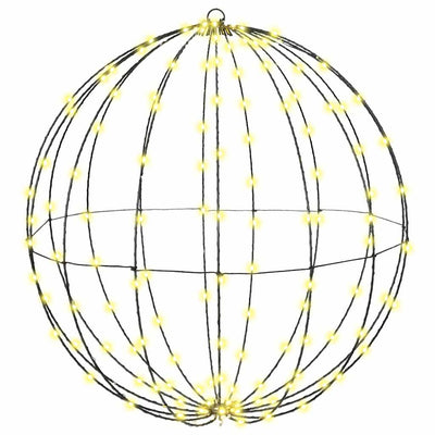 Vidaxl bal met 192 led warmwit 59,5 x 59,5 x 63 cm metaal
