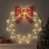 Vidaxl krans met 80 led warmwit 92 x 92 x 9,5 cm acryl