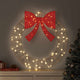 Vidaxl krans warmwit 75 x 75 x 8 cm pet 60 led's