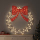 Vidaxl krans 150 led's warmwit 121 x 121 x 10 cm pet