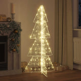 Vidaxl kerstboom warmwit 150 cm acryl 160 led's - afbeelding 3