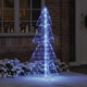 Vidaxl kerstboom met 160 led blauw 150 cm acryl