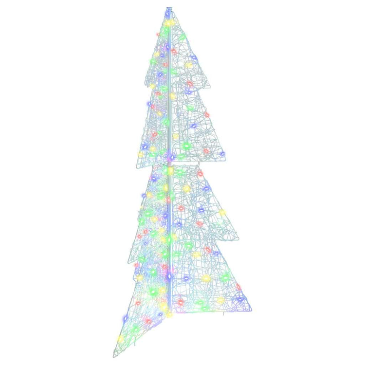 Vidaxl kerstboom met 160 led multikleur 150 cm acryl