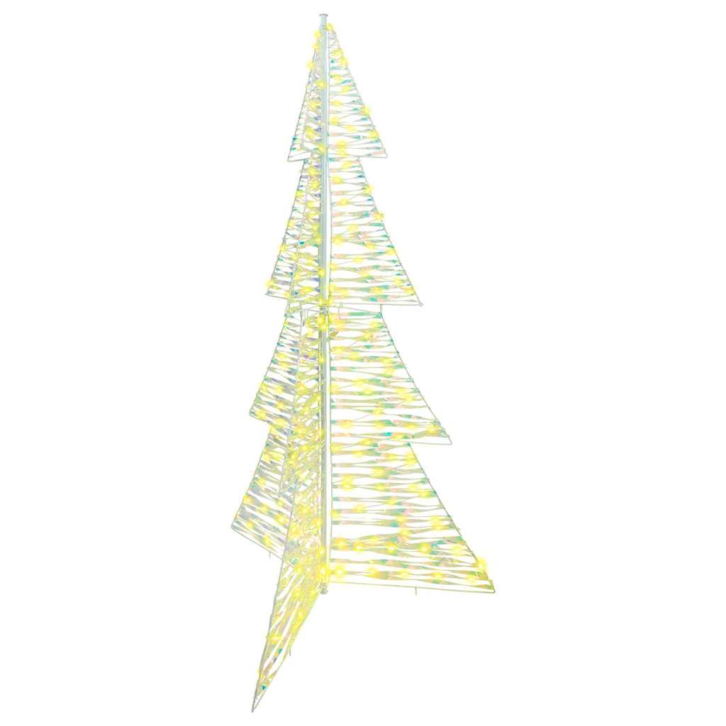 Vidaxl kerstboom met 240 led warmwit 180 cm pet