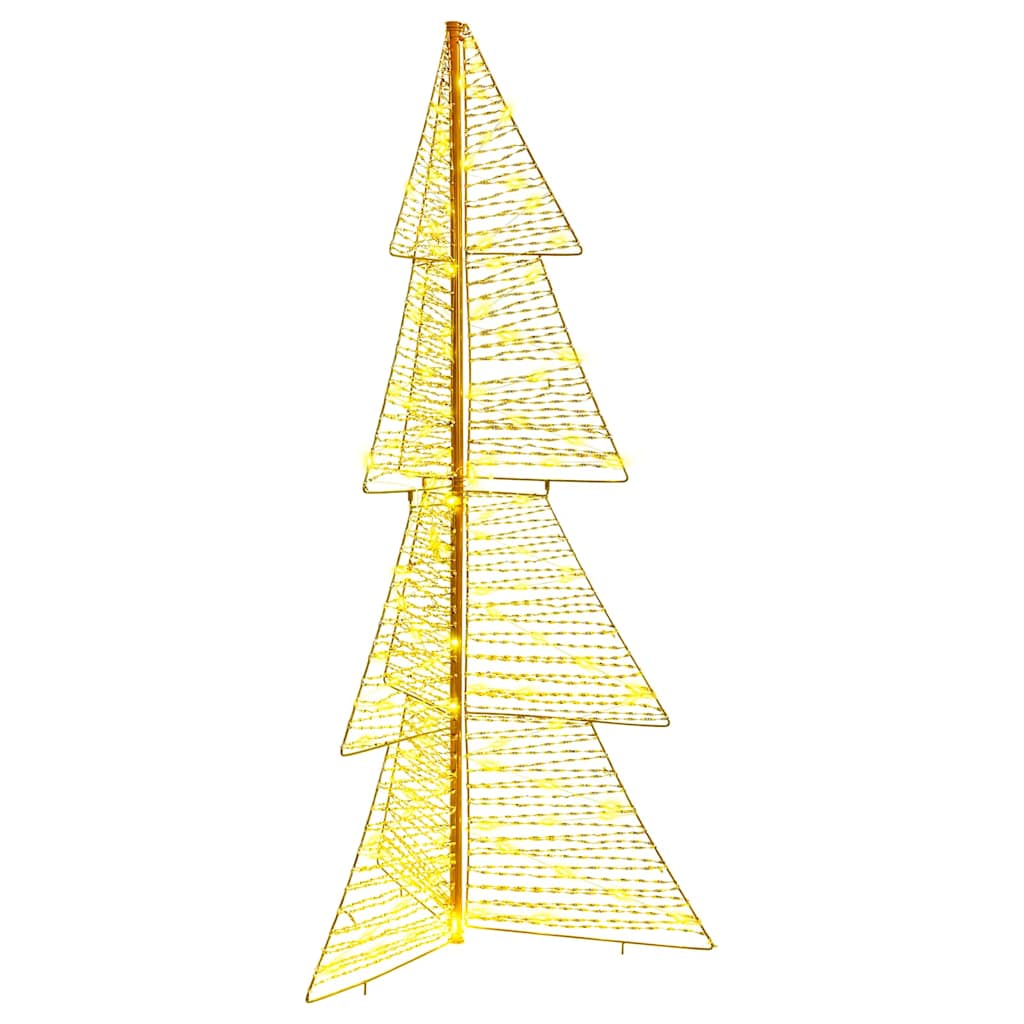 Vidaxl kerstboom met 160 led warmwit 150 cm pet