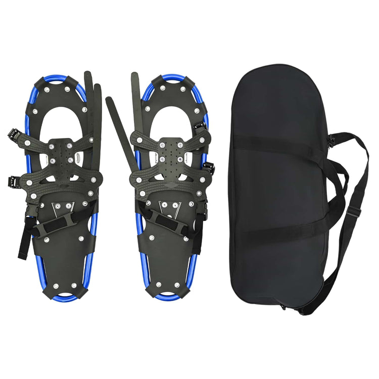 Vidaxl 3 in 1 sneeuwschoenen blauw en zwart 63 x 21 cm