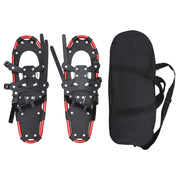 Vidaxl 3 in 1 sneeuwschoenen rood en zwart 63 x 21 cm - afbeelding 2