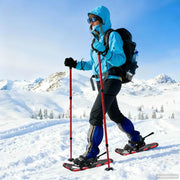 Vidaxl 3 in 1 sneeuwschoenen met wandelschoenen rood en zwart - afbeelding 1
