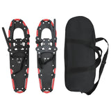 Vidaxl 3 in 1 sneeuwschoenen rood en zwart 78,5 x 22 cm - afbeelding 2