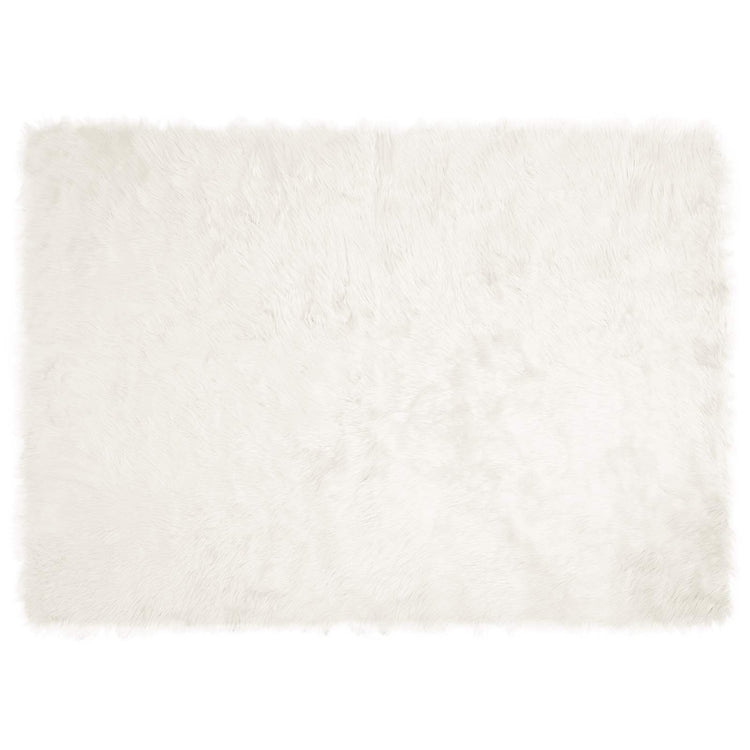 Vidaxl tapijt van imitatie tafalla wit 120 x 170 cm polyester