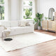 Vidaxl tapijt van imitatie tafalla wit 240 x 340 cm polyester