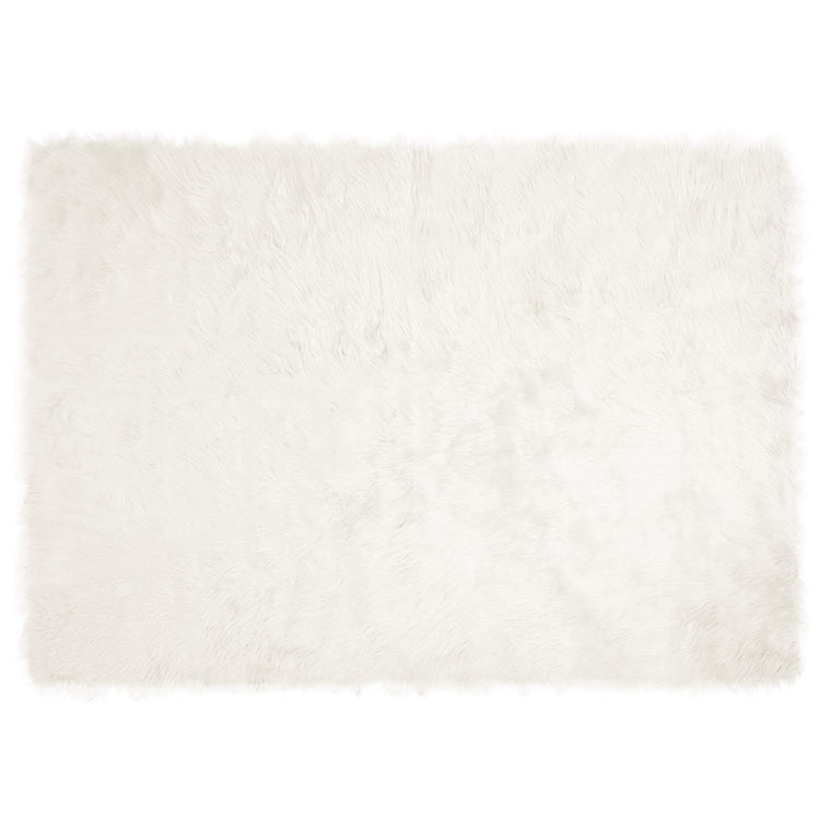 Vidaxl tapijt van imitatie tafalla wit 240 x 340 cm polyester