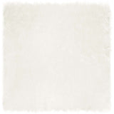 Vidaxl tapijt van imitatie tafalla wit 200 x 200 cm polyester - afbeelding 2