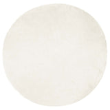Vidaxl tapijt van imitatie tafalla wit ø 200 cm polyester - afbeelding 2