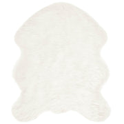 Vidaxl nep schapenvacht tapijt tafalla wit 50 x 80 cm polyester - afbeelding 2