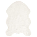 Vidaxl tapijt van imitatie tafalla wit 60 x 90 cm polyester - afbeelding 2