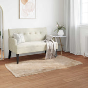 Vidaxl tapijt van imitatie tafalla beige 60 x 110 cm polyester - afbeelding 1