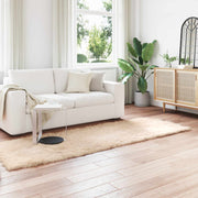 Vidaxl tapijt van imitatie tafalla beige 80 x 250 cm polyester - afbeelding 1