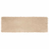 Vidaxl nep schapenvacht tapijt tafalla beige 80 x 250 cm polyester