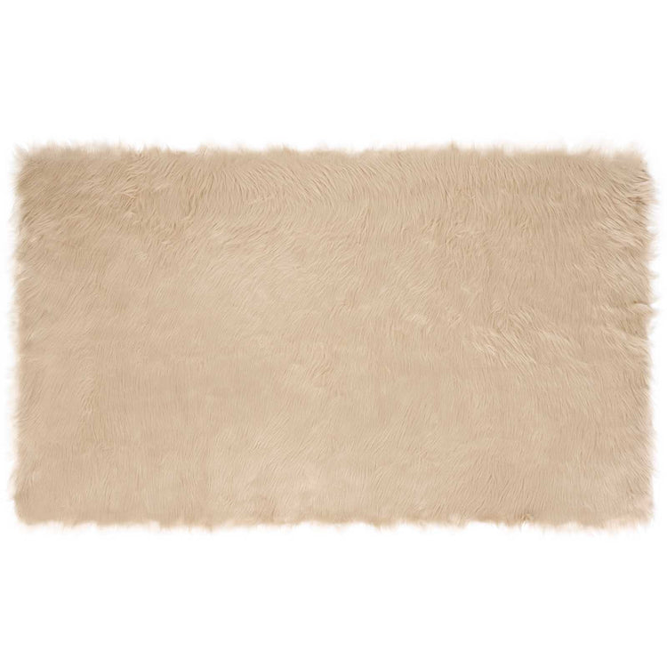 Vidaxl tapijt van imitatie tafalla beige 100 x 200 cm polyester