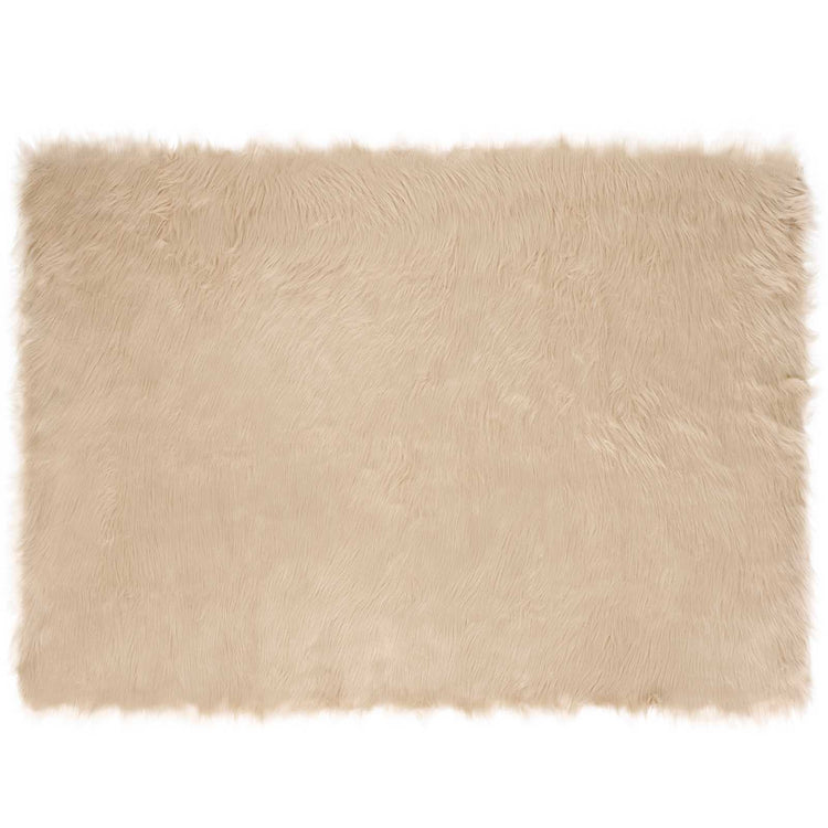 Vidaxl tapijt van imitatie tafalla beige 120 x 170 cm polyester