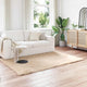 Vidaxl tapijt van imitatie tafalla beige 140 x 200 cm polyester
