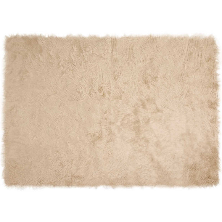 Vidaxl tapijt van imitatie tafalla beige 140 x 200 cm polyester
