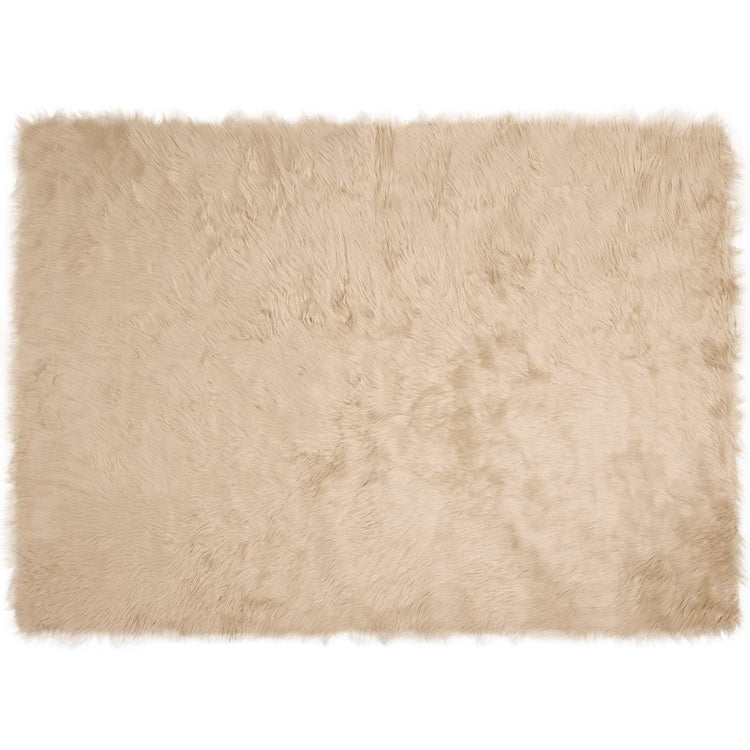 Vidaxl tapijt van imitatie tafalla beige 160 x 230 cm polyester