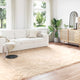 Vidaxl tapijt van imitatie tafalla beige 240 x 340 cm polyester