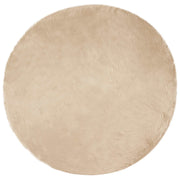 Vidaxl tapijt van imitatie tafalla beige ø 160 cm polyester - afbeelding 2
