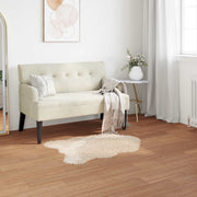 Vidaxl tapijt van imitatie tafalla beige 50 x 80 cm polyester - afbeelding 1