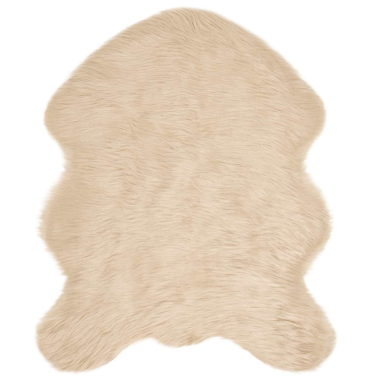 Vidaxl tapijt van imitatie tafalla beige 50 x 80 cm polyester