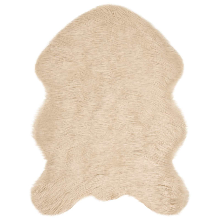 Vidaxl tapijt van imitatie tafalla beige 80 x 120 cm polyester