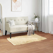 Vidaxl tapijt van imitatie tafalla crèmekleurig 60 x 110 cm polyester - afbeelding 1