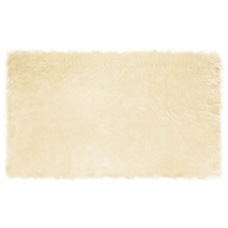 Vidaxl tapijt van imitatie tafalla crèmekleurig 100 x 200 cm polyester