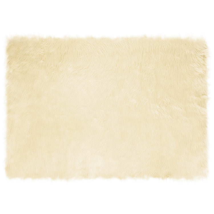 Vidaxl tapijt van imitatie tafalla crèmekleurig 140 x 200 cm polyester