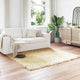 Vidaxl tapijt van imitatie tafalla crèmekleurig 120 x 120 cm polyester