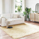 Vidaxl tapijt van imitatie tafalla crèmekleurig 240 x 240 cm polyester