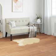 Vidaxl tapijt van imitatie tafalla crèmekleurig 50 x 80 cm polyester - afbeelding 1