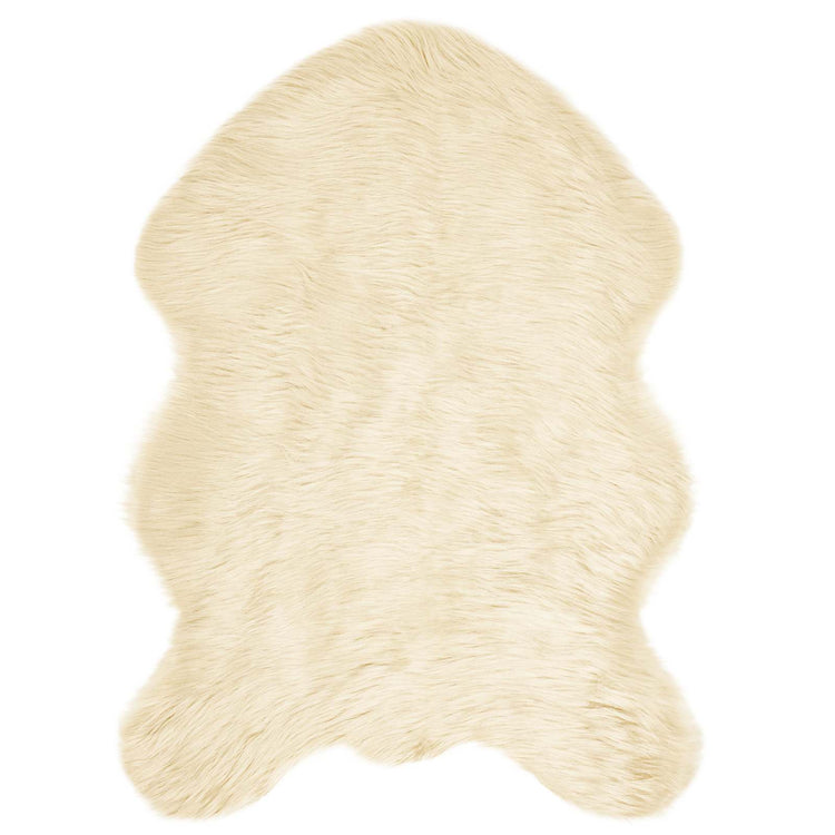 Vidaxl tapijt van imitatie tafalla crèmekleurig 60 x 90 cm polyester