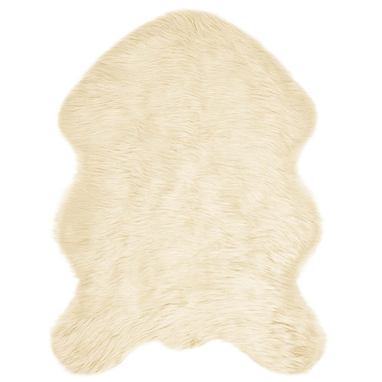 Vidaxl tapijt van imitatie tafalla crèmekleurig 80 x 120 cm polyester