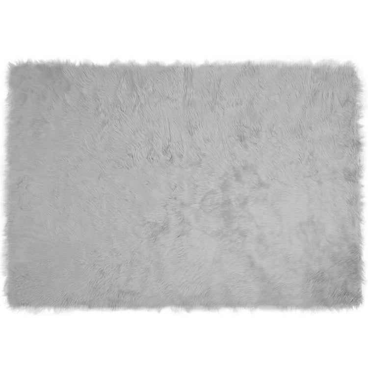 Vidaxl tapijt van imitatie tafalla grijs 120 x 170 cm polyester