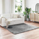 Vidaxl tapijt van imitatie tafalla grijs 120 x 120 cm polyester