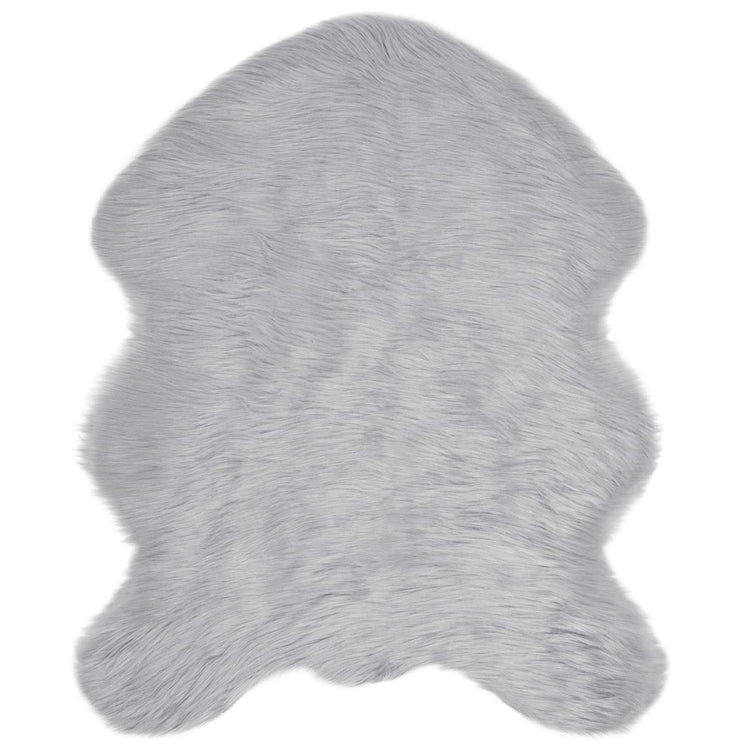 Vidaxl tapijt van imitatie tafalla grijs 50 x 80 cm polyester