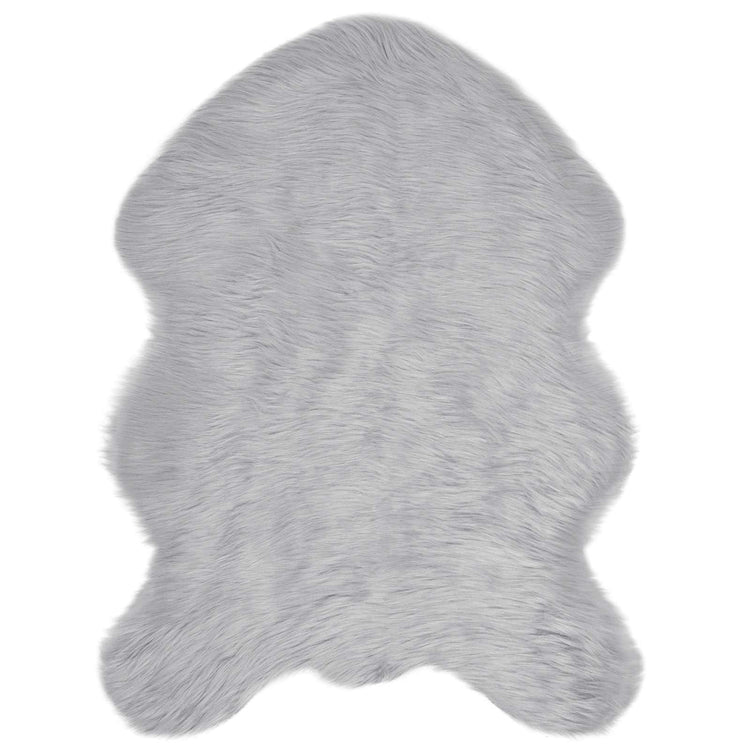 Vidaxl tapijt van imitatie tafalla grijs 80 x 120 cm polyester