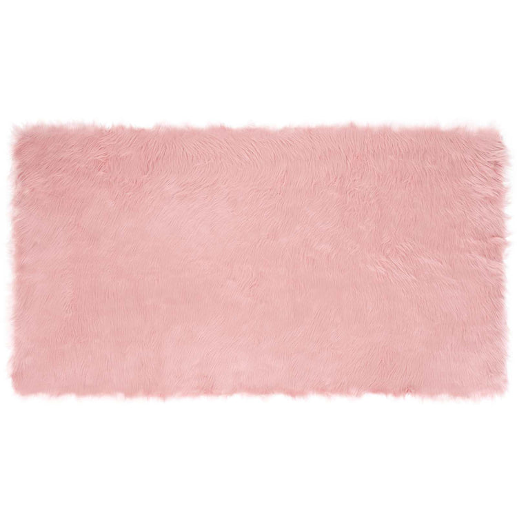 Vidaxl tapijt van imitatie tafalla roze 60 x 110 cm polyester