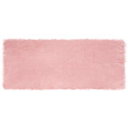 Vidaxl tapijt van imitatie tafalla roze 80 x 200 cm polyester - afbeelding 2