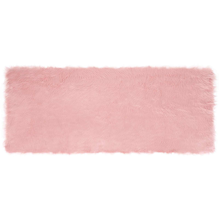 Vidaxl tapijt van imitatie tafalla roze 80 x 200 cm polyester